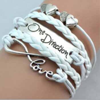 Armband Infinity One Direction wei