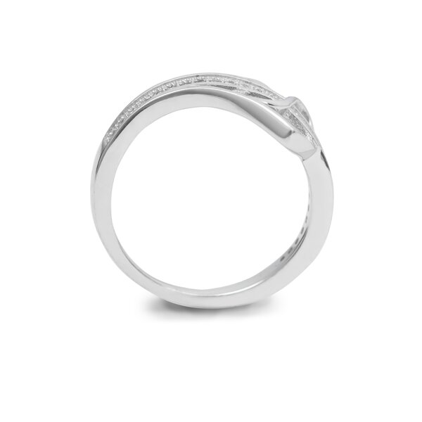 Gr. 52 Herz Ring  Lovly  Zirkonia  aus 925 Silber  im Etui  Gr. 52 - Durchmesser 16,5 mm