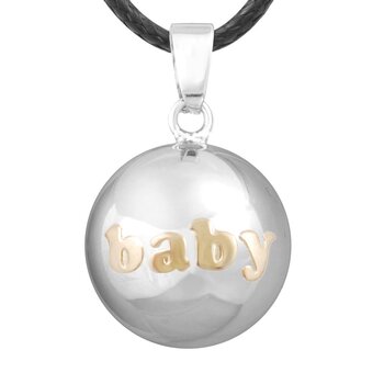 Anhnger Harmony Ball Klangkugel BABY mit 925 Silber...