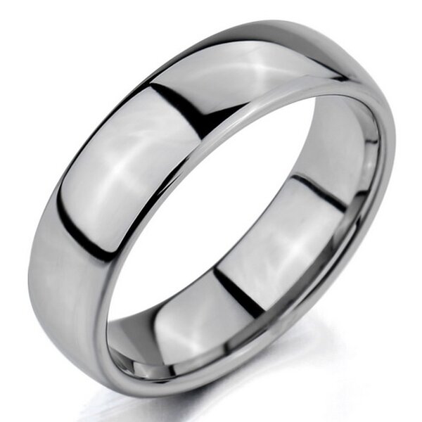 Ehering / Partner Ring Edelstahl Silber mit GRAVUR OPTION im Etui verschiedene Gren 60 - Durchmesser 19,0 mm