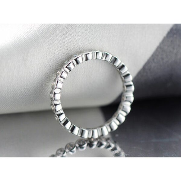 Silberring Infinity GLAM Zirkonia aus 925 Silber im Etui Gr. 48 - Durchmesser 15,3 mm