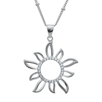 Kette mit Anhnger Sol Miracle 925 Silber