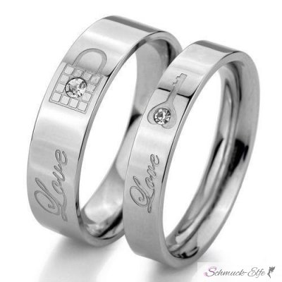 Partner Rings Stainless Steel