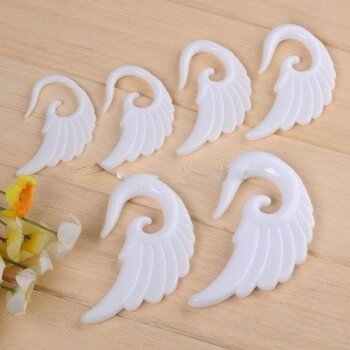 1 Flügel Expander / Plug weiß 3 mm - 10 mm