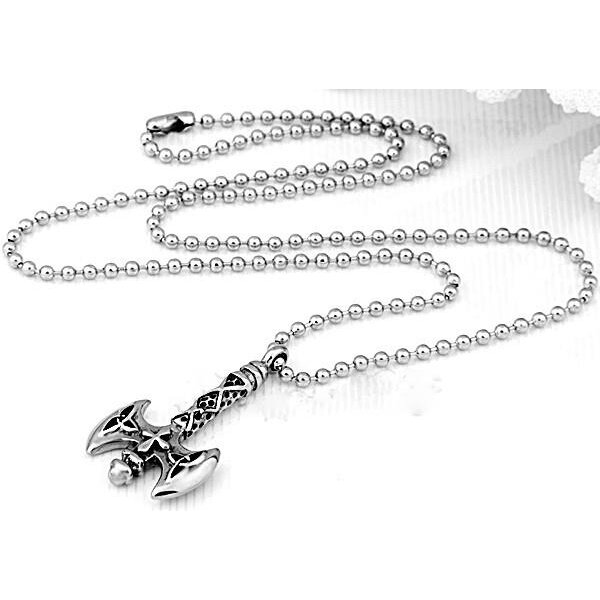 AXT Anhänger WIKINGER  316 L  EDELSTAHL Silber  inkl. Kette im Etui