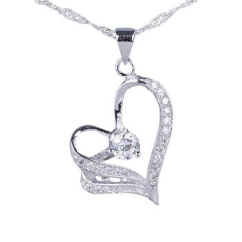 Silber Anhänger Mystic Heart Zirkonia aus 925 Silber...