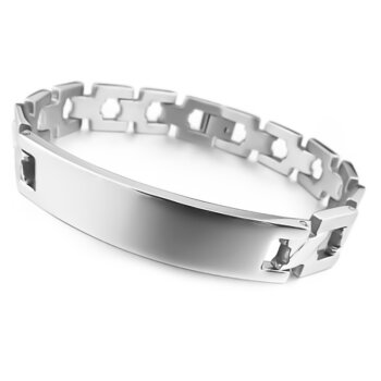 316 L Edelstahl Namensteg Armband Gravur Option im...