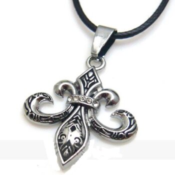 Anhnger Fleur de Lis    EDELSTAHL   inkl. Kette im...