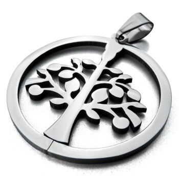 Anhänger Lebensbaum 316 L Edelstahl inkl. Kette im...