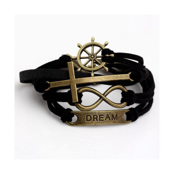 Armband Steuerrad Dream schwarz