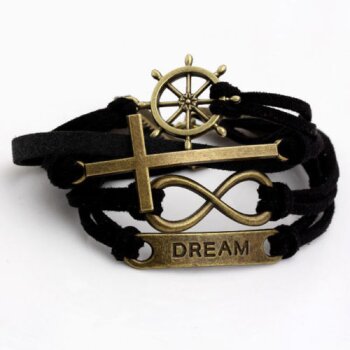 Armband Steuerrad Dream schwarz