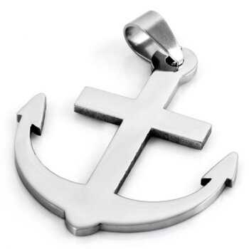 Anker Anhänger 316 L EDELSTAHL inkl. Kette im Etui -...