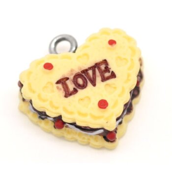 Charm Herz LOVE Keks