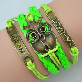 Armband Dream & Eulchen NEON Grn