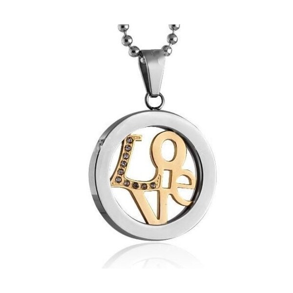 Anhänger LOVE 316 L  EDELSTAHL inkl. Kette im Etui