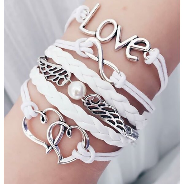 Armband Perlen Flügel 16,99 Love, & €