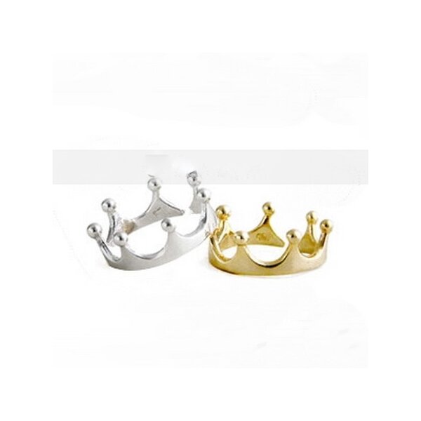 Krönchen Ring gold