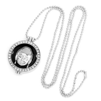 Floating Charms Halskette BUDDA Strass im Etui