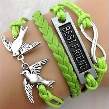 Armband TAUBEN & Bestfriend kiwi grün
