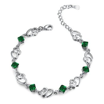 Armband Herz vergoldet mit österreichischen Kristall...