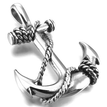 Anker Anhänger Rope 316 L EDELSTAHL inkl. Kette im Etui
