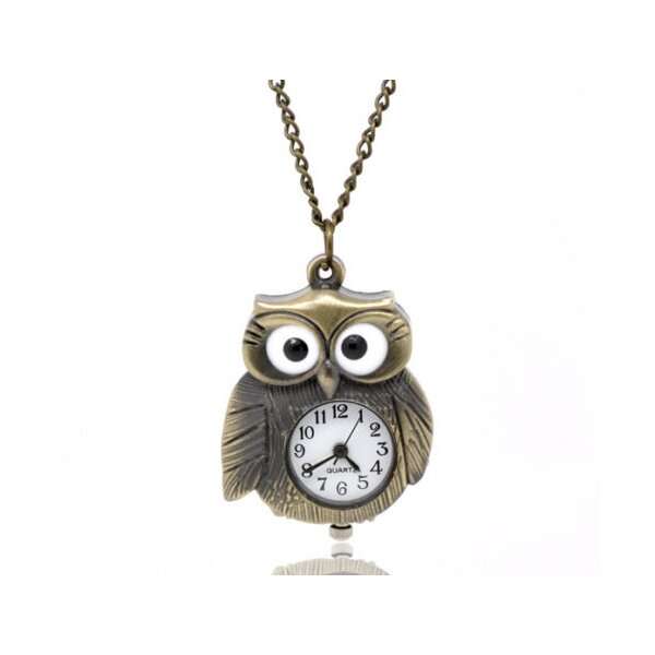 Eulen Uhr SWEET EULY inkl. Kette im Schmuck Beutel
