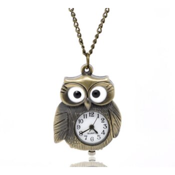 Eulen Uhr SWEET EULY inkl. Kette im Schmuck Beutel