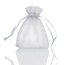 1 Paar Ohrstecker LOVE  Edelstahl silber  im  Organza Beutel
