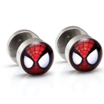 1 Fake Plug Spider Edelstahl