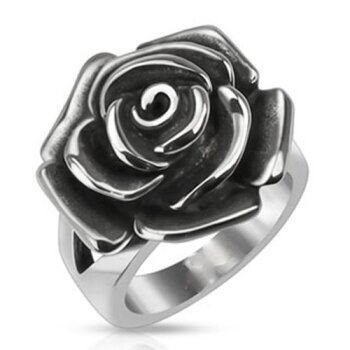 Ring  Rose  316L  Edelstahl  im Etui