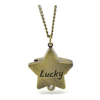 Stern Uhr Lucky inkl. Kette im Schmuck Beutel
