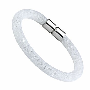 Armband Flying Diamond White mit Magnetverschluss