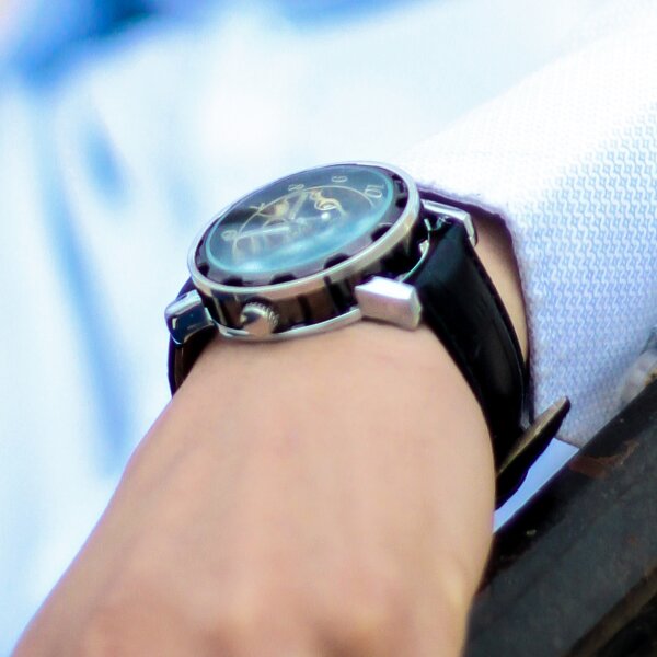 Herren Armbanduhr Mechanisch Automatik Skelett Echt...