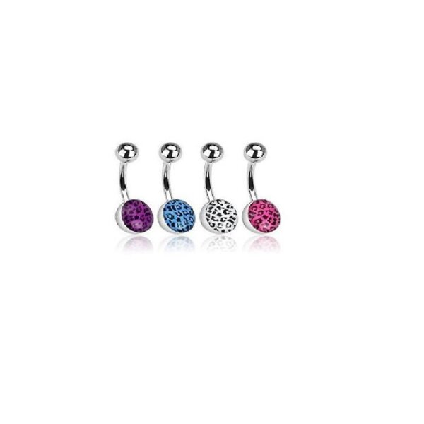 Bauchnabel Piercing LEO DELUXE  316 L Edelstahl - Farbwahl