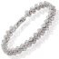 Armband Magic GLAM weiße Topase vergoldet mit Topasen im Etui