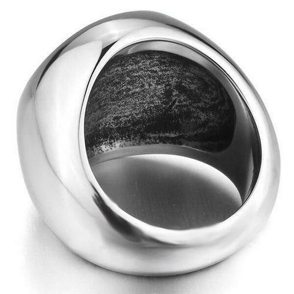 Siegel Ring Anker 316L  Edelstahl  im Etui  Gr. 50 - Durchmesser 16,0 mm