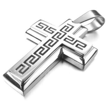 Kreuz Anhänger Versaille 316L Edelstahl inkl. Kette im...