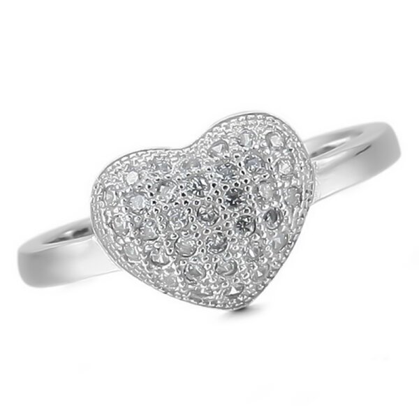 Herz Ring sweet heart Zirkonia aus 925 Silber im Etui