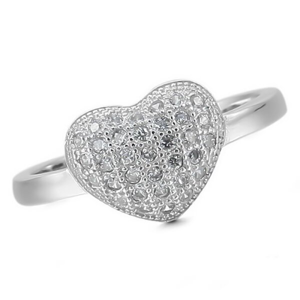 Herz Ring  sweet heart  Zirkonia  aus 925 Silber  im Etui