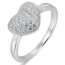 Herz Ring  "sweet heart"  Zirkonia  aus 925 Silber  im Etui