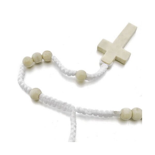 Perlen Kreuz Rosenkranz Perle Hängender Anhänger für Frauen Männer Betende  Meditation Geschenk Zubehör katholischer Rosenkranz für Frauen : :  Fashion