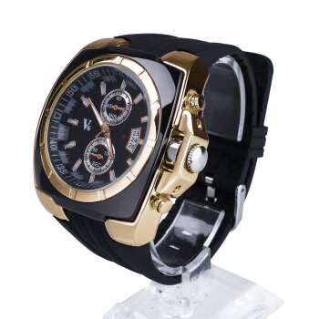 Armbanduhr Black Star Sport schwarz Rosegold