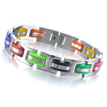 Armband Multicolor 316 L Edelstahl im Etui