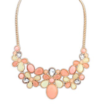 Statement Kette Summer Love Gold im Organza Beutel