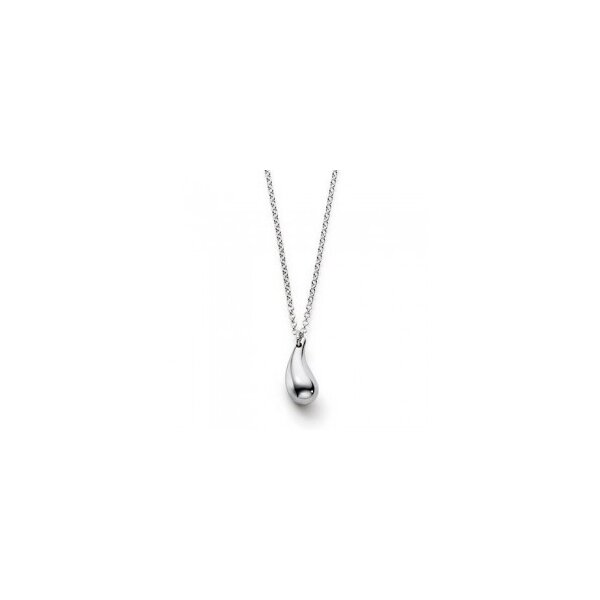 Anhnger Tropfen 925 Silber inkl. Kette  im weien Organza Beutel EDEL
