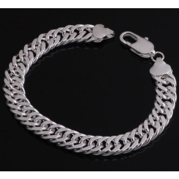 Armband Mens World Silber im Etui