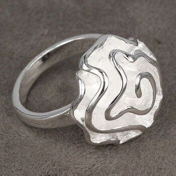 Ring Rose 925 Silber im weißen Organza Beutel EDEL