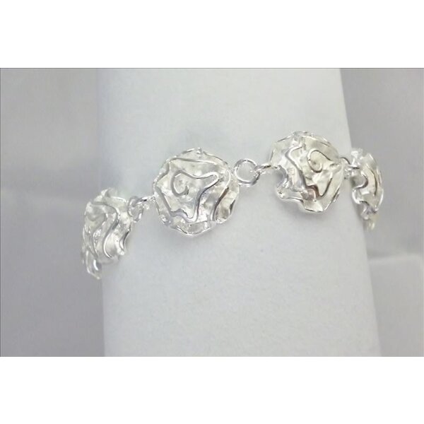 Armband  Rose Silber im Organza Beutel