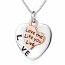 2 tlg. SET Anhänger Herzen "LOVE" & " love the life you live" teilrosevergoldet 925 Silber GRAVUR OPTION