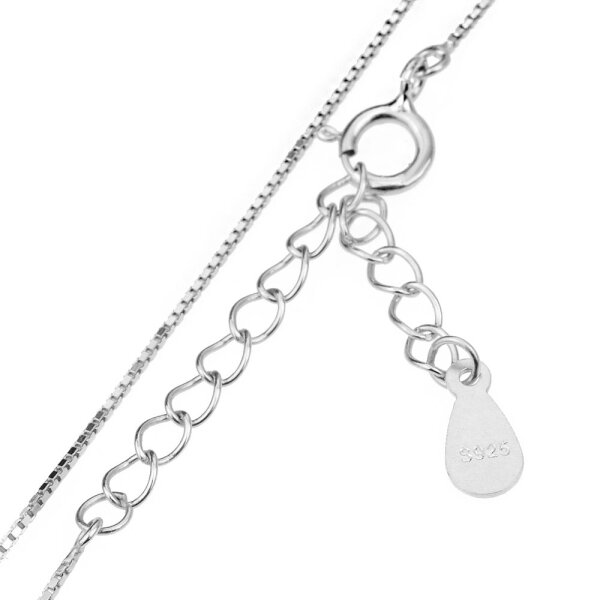 Herz Collier LOVLY Zirkonias aus 925 Silber im Etui